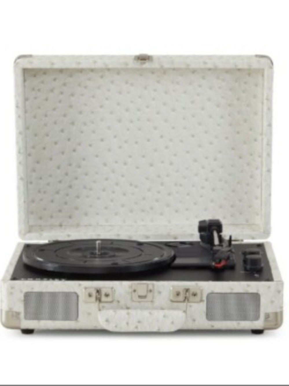 Crosley Black and Cream Textured Record Player